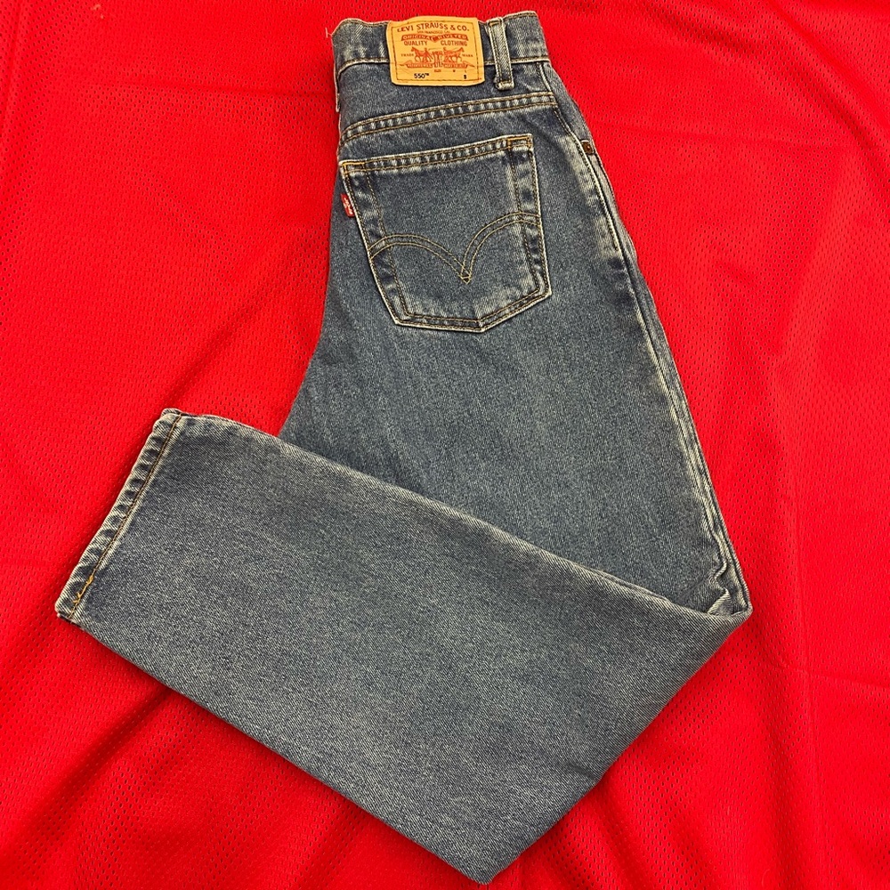 Levi’s vintage high waist, ladies size 6 short
medium wash jeans